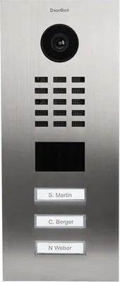 Image de Station de porte vidéo DOORBIRD D2103V IP,V2A, brossé, 3RT