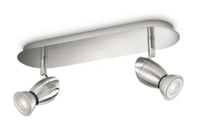 Produktbild von Philips myLiving CHESTNUT LED-Spot matt verchromt, Strahler Oberflächenbeleuchtung, GU10, 2 Glühbirne(n), LED, 2700 K, Chrom
