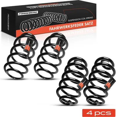 Produktbild von Frankberg 4x Fahrwerksfeder Vorne Hinten für Audi A4 8E2 B6 8EC B7 1.6L