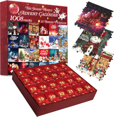 Produktbild von Puzzel Adventskalender 2024: Ein schöner Adventskalender für die Weihnachtszeit