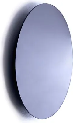 Produktbild von LED Wandlampe Metall Glas D: 39 cm rund Spiegelgrau warmweißes Licht 3000 K 90 lm Modern