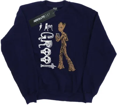 Immagine prodotto di Marvel - Felpa "Avengers Infinity War I Am Teenage Groot" per bambini BI9665 (S) (Marineblau)