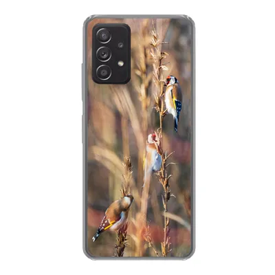 Produktbild von MuchoWow® Handyhülle Schutzhülle Hülle für Samsung galaxy a73 Vögel - Äste - Wald Silikon Softcase Handy Hülle - Handyhülle