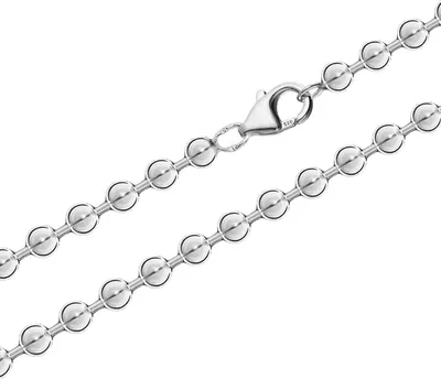Produktbild von 45cm Kugelkette 4,5mm 925 Sterlingsilber Halskette Silber Collier 4265