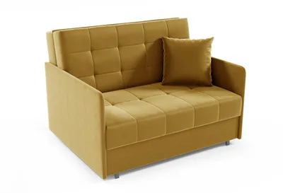 Produktbild von Zweiersessel YORK II mit Steppung, 2-Sitzer Schlafsofa, Jugendsofa mit Schlaffunktion, ausziehbare Couch, mit Bettkasten, inkl. Kissen, Kronos 01