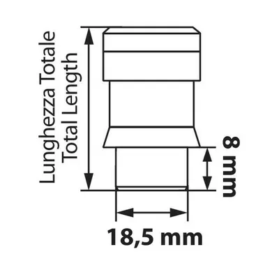 Immagine prodotto di Set di dadi piatti McGard 4 pezzi Originale compatibile