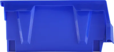 Obrázek produktu pro SucceBuy 12 balení plastových úložných košů, 11" x 5" x 5" závěsné stohovatelné organizéry, odolné pro skříň, kuchyň, kancelář, spíž, modrá/červená barva