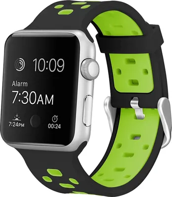 Produktbild von Für Apple Watch Series 11 10 42mm / 9 8 7 41 / 6 SE 5 4 40 / 3 2 1 38mm Kunststoff Watch Armband