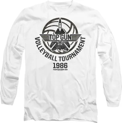 Produktbild von Top Gun - "Volleyball" T-Shirt für Herren/Damen Uni TV10819 (M) (Weiß)