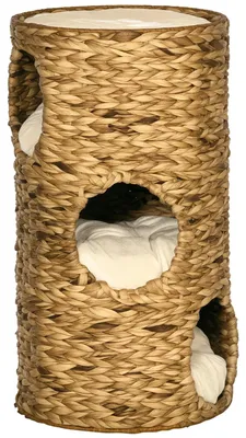 Image de Sun - Arbre à chat - 73 cm de haut - 3 niches - Avec coussin - Jacinthe d'eau - Marron clair