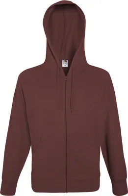 Produktbild von Fruit Of The Loom Herren Kapuzenjacke, leicht BC2655 (2XLarge) (Burgunder)