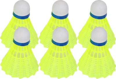 Obrázek produktu pro 6 kusů/sada profesionálních nylonových badmintonových míčků, outdoorové sportovní tréninkové příslušenství