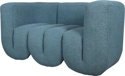 Productafbeelding van FURNLUX Sofa Nua, blauw, 150 cm / Hoofdkleur: blauw / Afmetingen: 150 x 75 x 85 cm