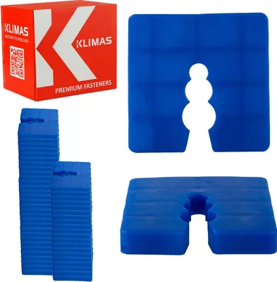 Produktbild von Klimas Abstandhalter Distanz-Ausgleichsscheiben Kunstoff 8 mm 50 St.