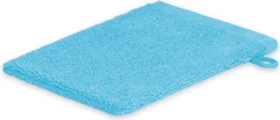 Produktbild von Waschhandschuh Frottier 500 g/m² 15 x 21 cm Türkis