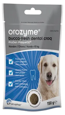 Produktbild von Orozyme Bucco-Fresh Dental Croq 150 g | Hunde | Zahnpflege & Maulgeruch
