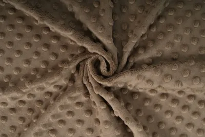 Obrázek produktu pro Minky, hnědošedá, látka, metráž / 50cm