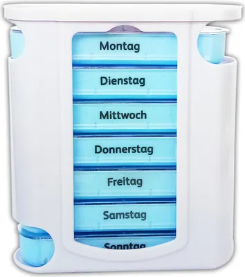 Produktbild von 7 Tage PILLENBOX Pillendose Tablettenbox Medikamentenbox Pillen Box Dose DE 19
