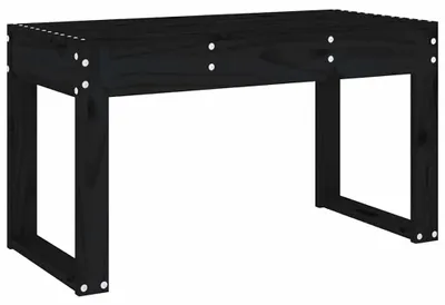 Obrázek produktu pro vidaXL Zahradní lavice černá 80x38x45 cm z masivního borovicového dřeva