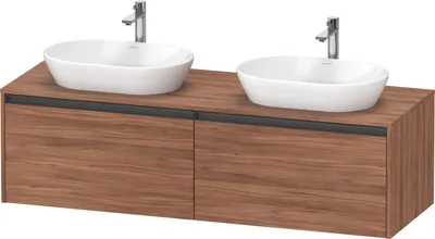 Produktbild von Duravit Ketho.2 Wastafelonderkast 160x55x45,9 cm Mat Noten