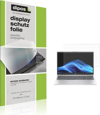 Produktbild von 2x Schutzfolie für HP OmniBook 3 15 Zoll matt Displayschutzfolie Folie Display Schutz dipos