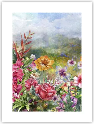 Produktbild von Poster - Poster ohne Rahmen - blume sommer natur - 30x40 cm - Wand Bild - Wanddeko - Wandbilder - Kunstposter - Wandposter - Bilder - Kunstdruck - Wanddekoration - Wandbild - P2XPA30x40-3843