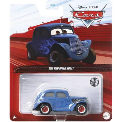 Produktbild von MATTEL GCC62 Disney Pixar Cars Die-Cast Hot Rod River Scott