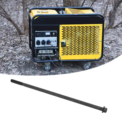 Productafbeelding van Deelgewindschroef, zeskantmoerplaat, boutlengte, benzinegeneratoraccessoire, M8 x 235
