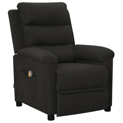 Produktbild von The Living Store Massagesessel Schwarz Stoff