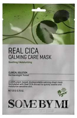 Productafbeelding van SOME BY MI Real Cica Calming Care Mask 20 g - kalmerend gezichtsmasker