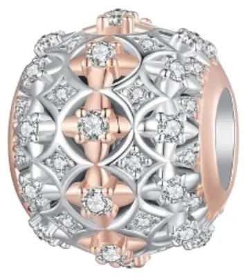 Produktbild von Silber Charm-Anhänger HerfstSonne für personalisierbare Armbänder und Halsketten