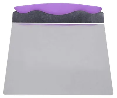 Image de Cuillère à gâteau en acier inoxydable - Trancheuse à gâteau - Manche antidérapant - Design ergonomique - 24,5 x 20 cm - Idée cadeau