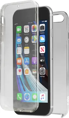 Produktbild von SBS Full Body 360° Cover iPhone SE2022/2020/8/7 trans.