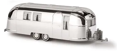 Produktbild von Busch 44982 - 1/87 / H0 Wohnanhänger / Amerikanischer Wohnwagen - Neu