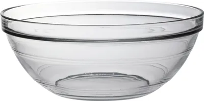 Immagine prodotto di Duralex 2028AF06C1111 Lys Bol Empilable Schale, Stapelschale, Schüssel, 23cm, 2,4 litri, Glas, trasparente, 1 Stück