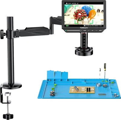 Obrázek produktu pro Digitální mikroskop, rozlišení 4K, 2000násobné zvětšení, 8palcový displej, výstup HDMI, funkce automatického zaostřování