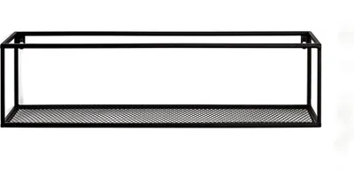 Produktbild von HAKU Möbel Wandregal Leicester 50 BHT 50x16x16 cm schwarz Steckboard Wandboard