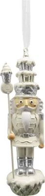 Immagine prodotto di Clayre & Eef Schiaccianoci pendente natalizio 11 cm plastica beige