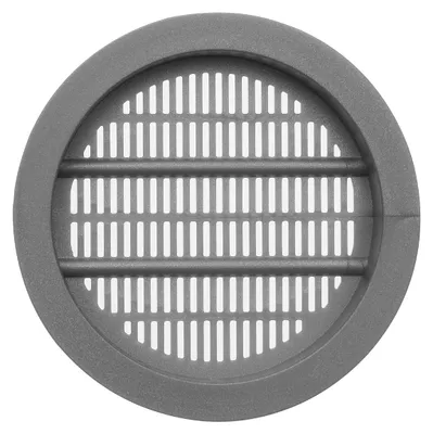 Produktbild von SOTECH Lüftungsrosette Ø 49 mm – Schaft 7 mm, Kunststoff silbergrau