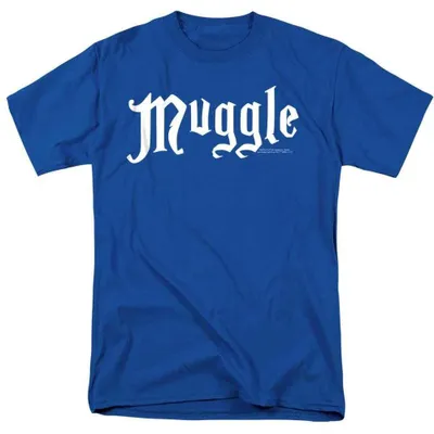 Produktbild von Harry Potter - "Muggles" T-Shirt für Herren/Damen Uni TV38942 (L) (Königsblau)