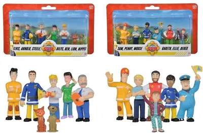 Produktbild von Simba Sam Feuerwehrmann Figuren Set sortiert 109252538