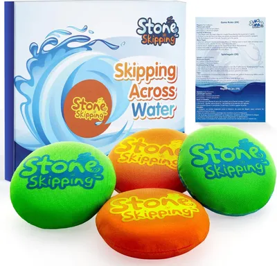 Imagen del producto de Juego de discos flotantes, 4 unidades, seguros y duraderos, ideales para la playa y la piscina