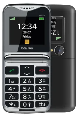 Image de Téléphone portable Beafon Fold 10 noir