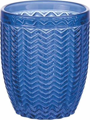 Produktbild von Set von 6 Wassergläsern aus transparentem farbigem Glas - 350 ml