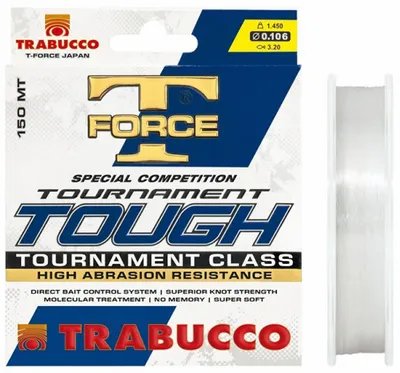 Obrázok produktu pre Trabucco Vlasec T-Force Tournament Tough Tournament Class 150m 0.128, 2.1kg