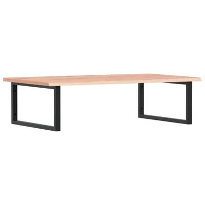 Produktbild von vidaXL Waschtischplatte mit Halterung Stahl und Massivholz Eiche