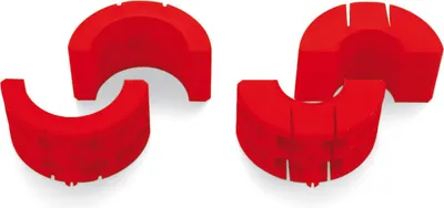 Image de ROTHENBERGER Jeu de mâchoires de serrage pour ROCUT 110, 75mm, 2 demi-coquilles - 55022