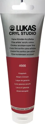 Obrázok produktu pre Lukas Cryl Studio Plastic Tube Akrylová farba Alizarin Crimson 125 ml 1 ks