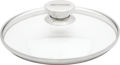 Zdjęcie produktu dla Demeyere 6526, Okrągły, Przezroczysty, Szkło, Stal nierdzewna, 26 cm, 273 mm
