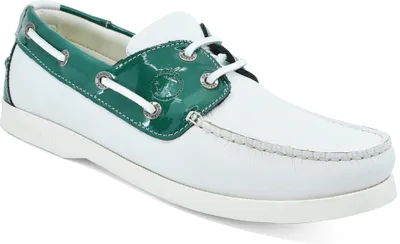 Produktbild von Damen Bootsschuhe Seajure Gidaki Leder Grün und Weiß, Größe 40